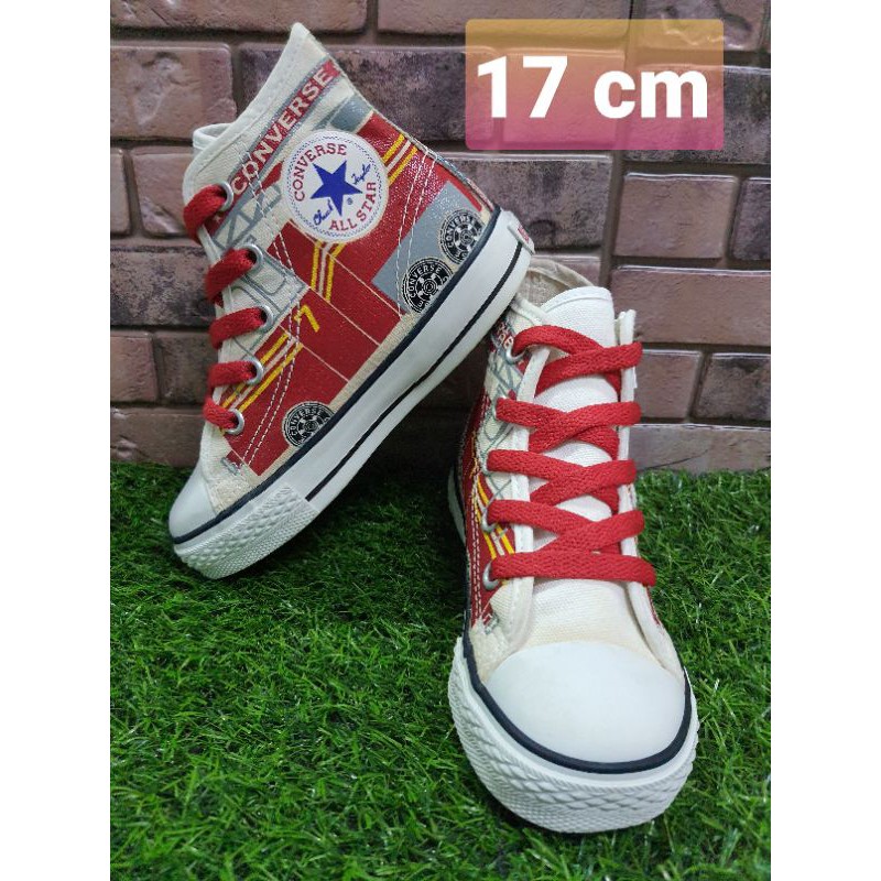 รองเท้าเด็ก converse หุ้มข้อผูกเชือก