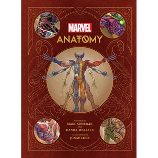 หนังสือ Marvel Anatomy: A Scientific Study of the Superhuman Hardcover ปกแข็งสี่สี