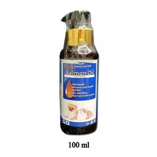 Pure+ Salmon oil 100มล.น้ำมันปลาบริสุทธิ์จากธรรมชาติ100%