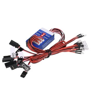 หลอดไฟ LED ชนิด Smart ทำงานตามรีโมท 12 หลอด สำหรับติดรถบังคับ