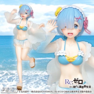 ของแท้🇯🇵Taito Re:Zero - Starting Life in Another World Precious figure REM Original Ruffle Swimsuit . Ver Rem