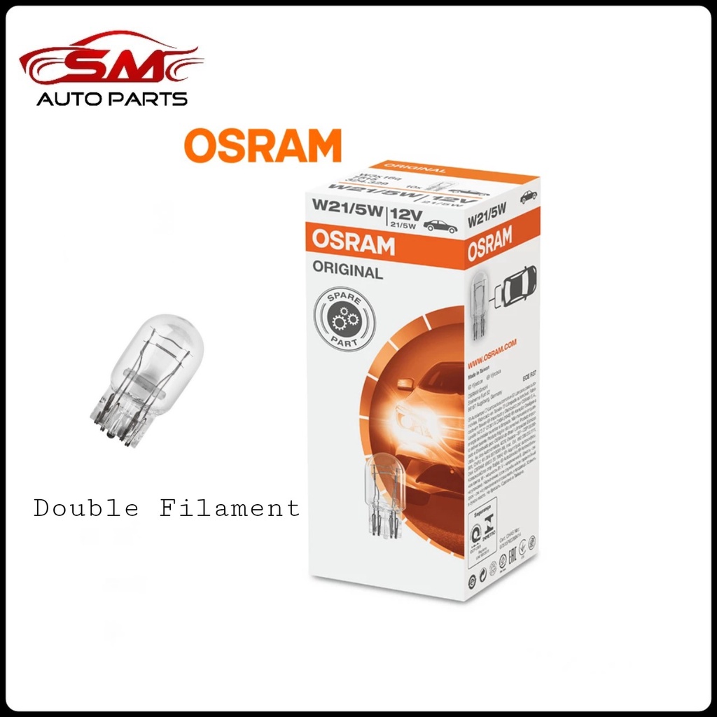 Osram T20 7515 W21/5W 12V Bulb ( Double Filament ) 1Pc