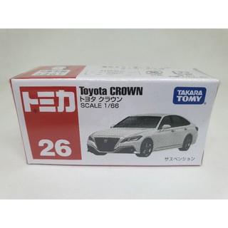 รถโมเดลเหล็ก Tomica #26 Toyota crown ขนาดยาวประมาณ 6-7cm