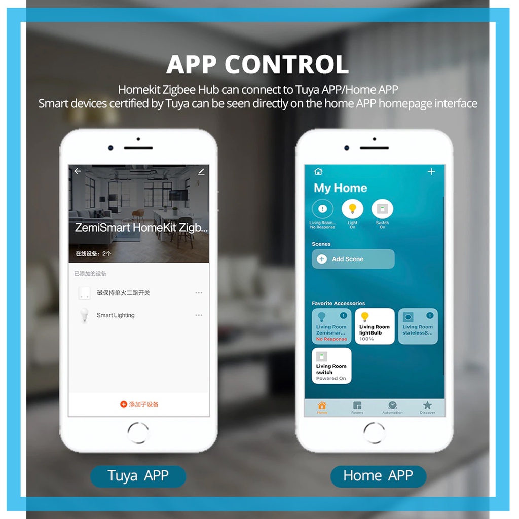 รับประกัน 1 ปี Homekit Zigbee Gateway Tuya Smart Life Hub เกตเวย์รองรับ ...