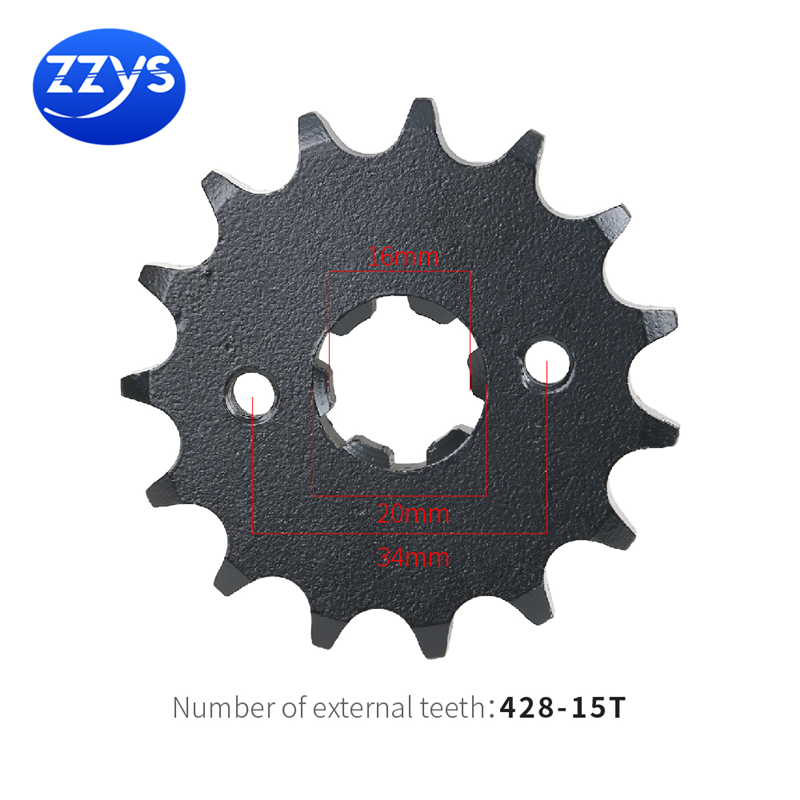 428 15T สําหรับ Yamaha XT225 93-02 XT 225 Serow 01-07 Serow225 XT200 82-83 รถจักรยานยนต์สเตอร์หน้า