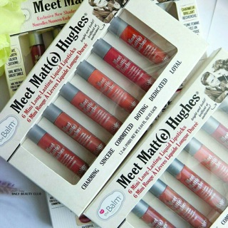 The Balm Meet Matte Hughes 6 Mini Long Lasting Liquid Lipstick Set