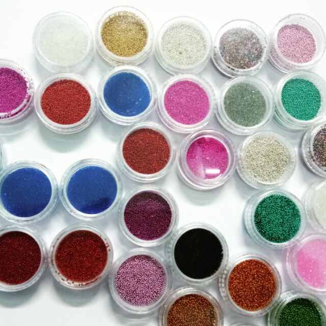 โปร 3 แถม 1 จ้า พร้อมส่ง มุกไข่ปลา มีหลากสีให้เลือก ขนาด 0.6-0.8 มม