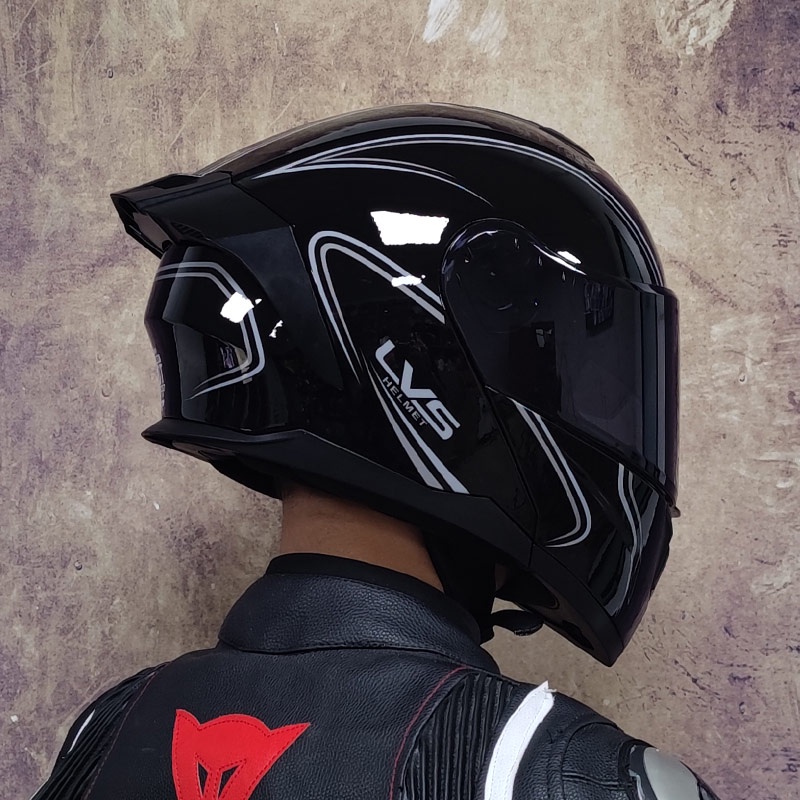 CYRIL Full Face Modular Motorcycle Helmet With Double Visors - DOT Approved, Removable Chin Guard & Liner