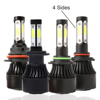 X7 4 ด้าน 100 วัตต์ 10000LM รถยนต์ LED หลอดไฟหน้า H4 H7 H11 9005 9006 hb3 hb4 Headlight fog light
