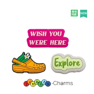 CROCS ใหม่-(jibbitz Charms)/รองเท้าแตะ (คุณภาพสูง)/ ชุดจิบบิทซ์/โครค จิบบิทซ์/วันเกิด ของขวัญ