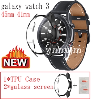 ฟิล์มกระจกนิรภัย เนื้อ TPU นิ่ม สำหรับ Samsung Galaxy Watch 3 ขนาด 45/41 มม.