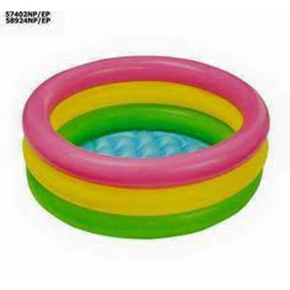 สระกลมสีรุ้ง3ชั้น61*22 cm