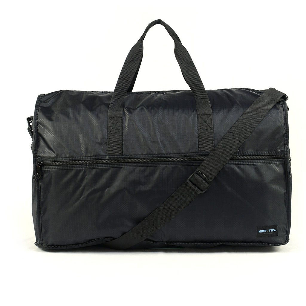 HAPITAS กระเป๋าพับ กระเป๋าสะพาย Boston Large ลาย Checker Black