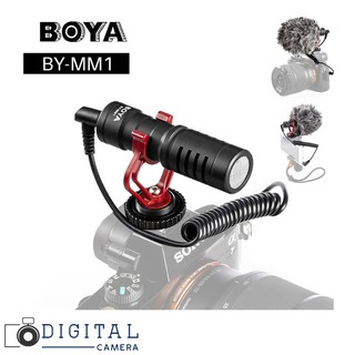 BOYA BY MM1 Camera Video Microphone ไมค์ติดกล้อง ประกัน 1ปี