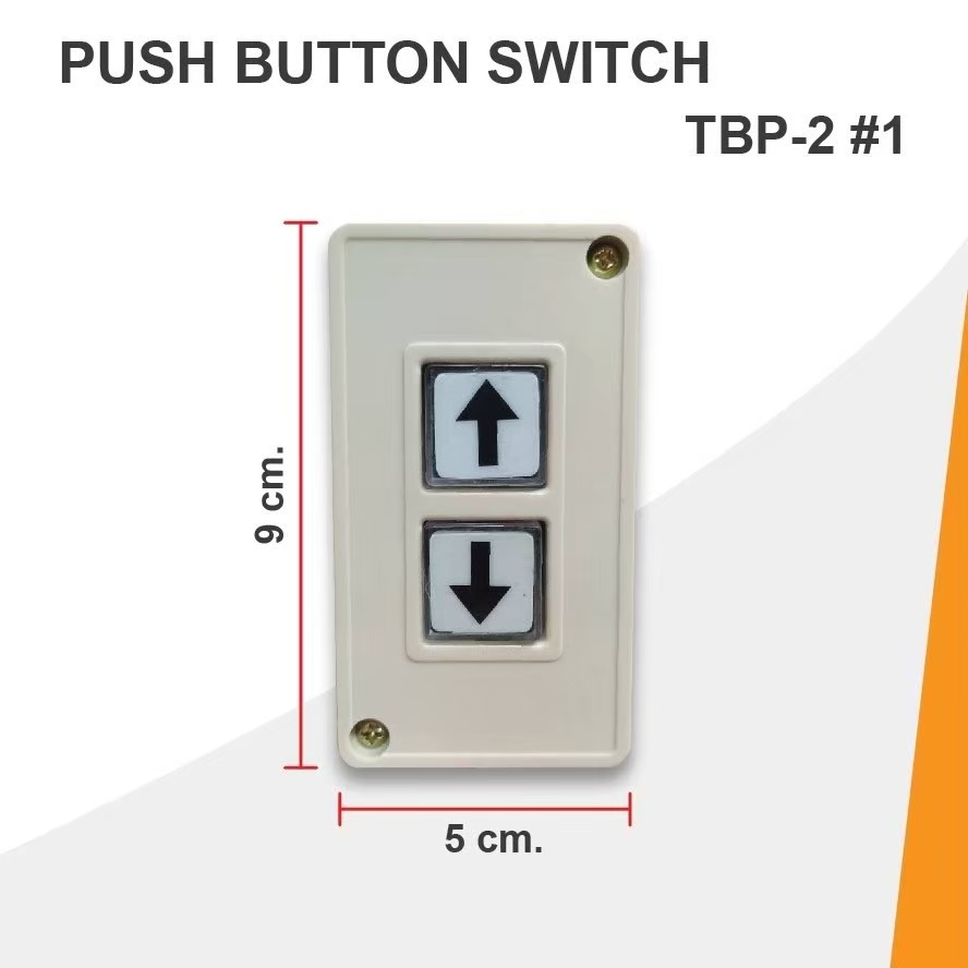 สวิทช์ปุ่มกด TBP-2 #1 ลูกศร 2ปุ่ม ขึ้น-ลง