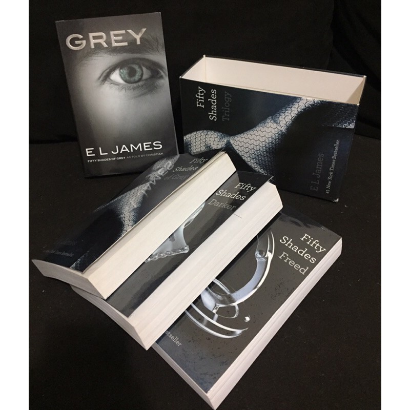(English) Novel Fifty Shades Of Gray E.L James Fifty เฉดสีเฉดสีเข้มสําหรับติดรถยนต์ babynaura