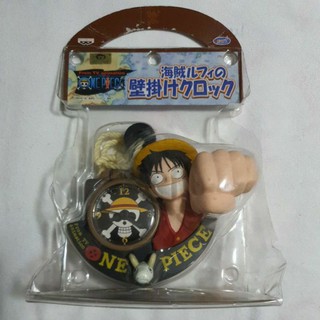 Luffys wall clock one piece Banpresto นาฬิกาแขวนผนัง วันพีซ ลูฟี่