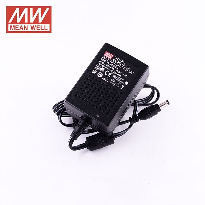Meanwell GST36E24-P1J อะแดปเตอร์ติดผนังอุตสาหกรรม 24V 1.5A 36W ระดับ VI MEAN WELL Adaptor Switching 