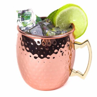 แก้วน้ำดื่มทองแดง Moscow mule 18 ออนซ์