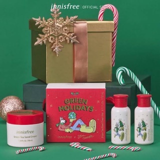 เซ็ต Innisfree Green Holiday Limited Edition Green Tea Seed Cream Set