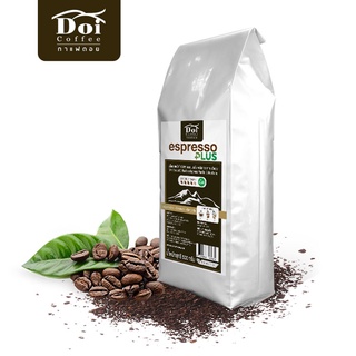 กาแฟดอย คั่วเข้ม หอมช็อคโกแลต สูตร Doi Espresso Plus 500g.