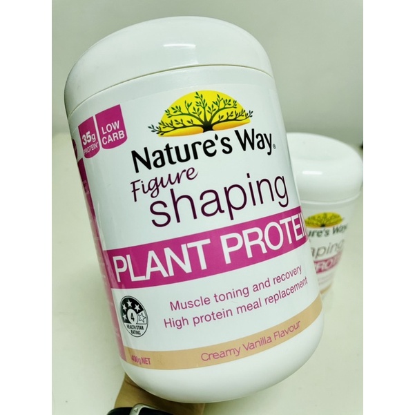 Exp09/23✅Nature’s Way ShapingPlant Proteinโปรตีนพืชใช้ทดแทนมื้ออาหารเพิ่อสร้างกล้ามเนื้อและรักษารูปร