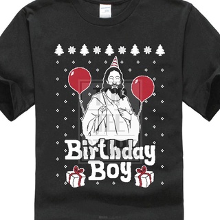 เสื้อยืดผ้าฝ้าย พิมพ์ลาย NGF32T65E Ugly Christmaweater Jesus Xmas Pop สําหรับผู้ชาย O65YT670988สามารถปรับแต่งได้