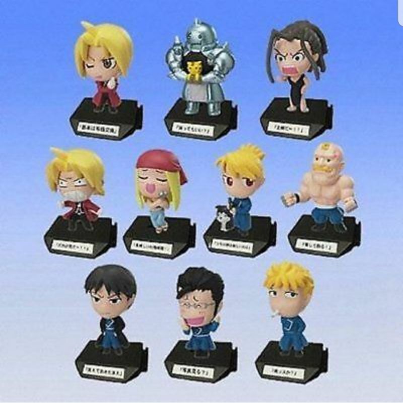 Fullmetal Alchemist figure Roy Mustang Winry Rockbell