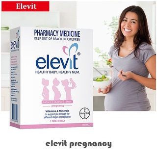 Elevit Pregnancy Multivitamin Pharmacy Vitamins Minerals Lactation การตั้งครรภ์ การให้น้ำนม วิตามินรวมการตั้งครรภ์