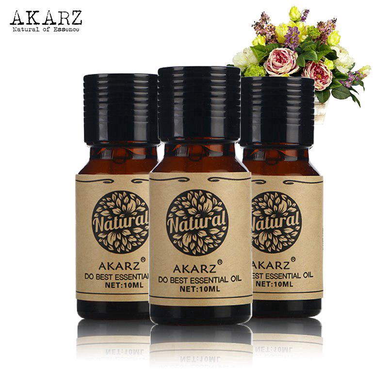 Sandalwood Clary Sage Neroli Essential Oil AKARZ ผลิตภัณฑ์อาบน้ำและดูแลผิวกาย ผลิตภัณฑ์บำรุงผิว แพ็คเกจ 10ml*3