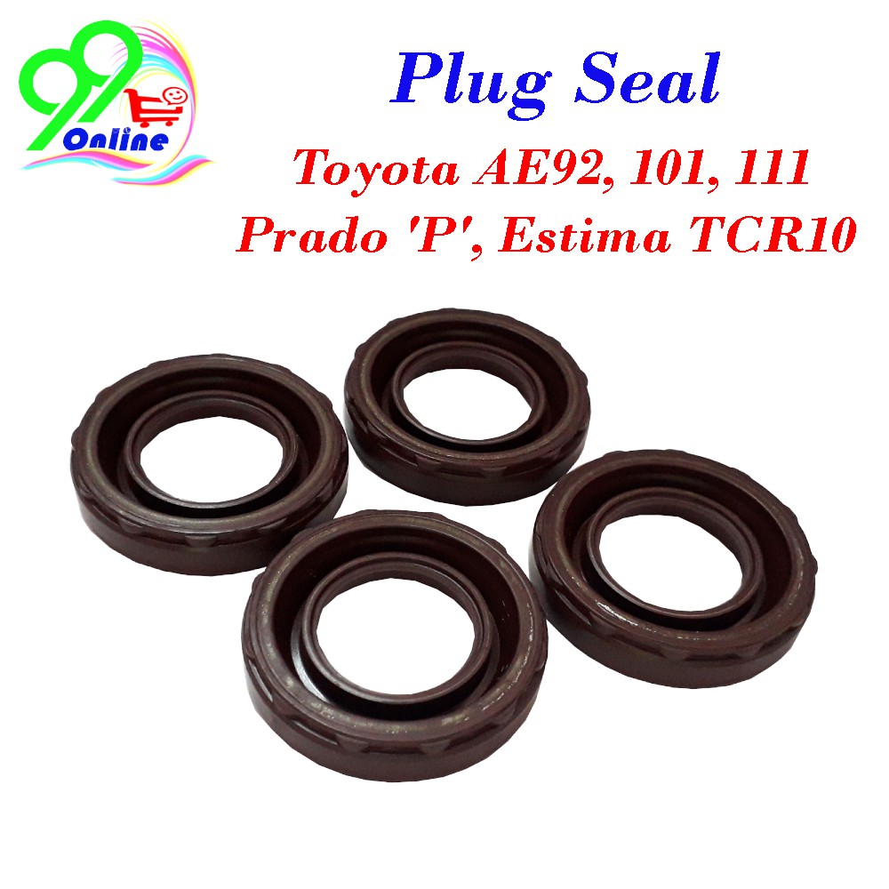 Toyota Corolla AE92, 101, 111 1.6cc, Estima TCR10, Prado P Plug Seal