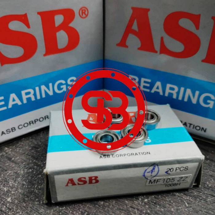 แบริ่ง / Laker / Laher MF 105 ZZ / MF105ZZ ASB GUARANTEEED ORIGINAL