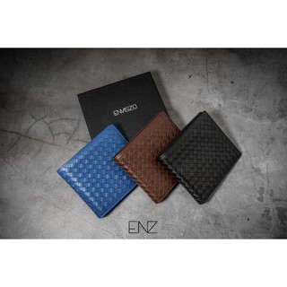 ENVISZO WEAVED EVOLVE WALLET กระเป๋าสตางค์แบบสั้น หนังสานแท้