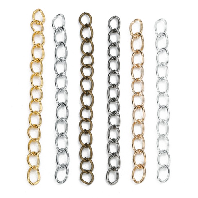 โซ่ขยาย งาน diy ยาว 7 cm. แพค 20,40,100 ชิ้น พร้อมส่ง
