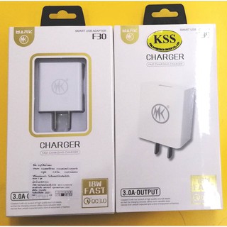 Adapter Charger f30 3.0A Output 18w ชาร์จมือถือ