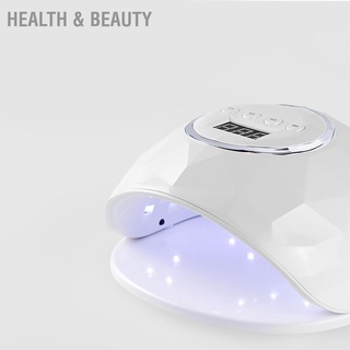 Health &amp; Beauty โคมไฟ Led Uv 4 เกียร์ 86W ปลั๊ก Eu สําหรับเป่าเล็บเจล