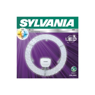 [ส่งฟรี] SYLVANIA แผงไฟเพดานกลม RefLED Circular Mag 36W CCT V2 (เปลี่ยนสี 3แสงใน1หลอด)
