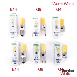 (Veryjoa) หลอดไฟซิลิโคน หรี่แสงได้ G4 G9 E14 Cob Smd Led 9W