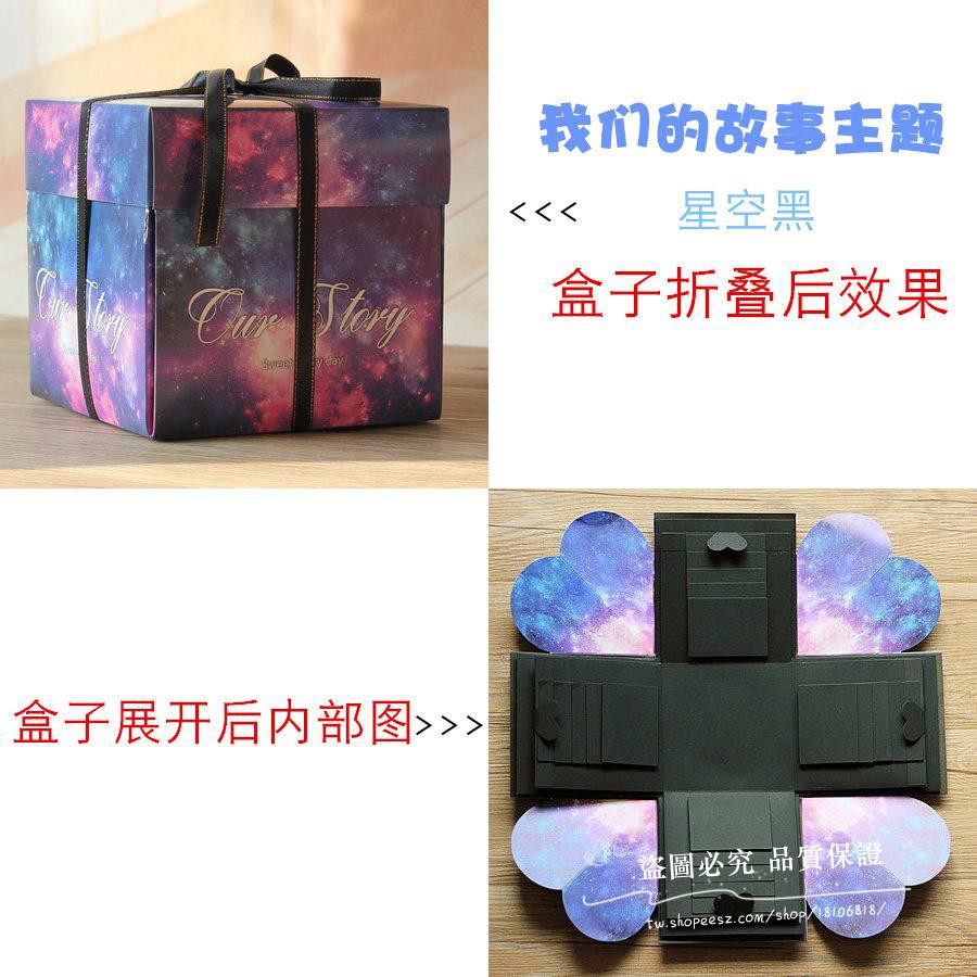 อัลบั้มรูปภาพ Tik Tok Contrast Style Explosion Box diy 520 ของขวัญวัน