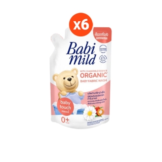 เบบี้มายด์ น้ำยาซักผ้าเด็ก เบบี้ ทัช 570 มล. x6 / Babi Mild Fabric Wash Baby Touch 570 ml. x6