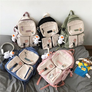 พร้อมส่ง!! Ichi backpack ส่งฟรี เป้ใบใหญ่กันน้ำ ใบนี้แถมพวงกุญแจเป็ด1ตัว