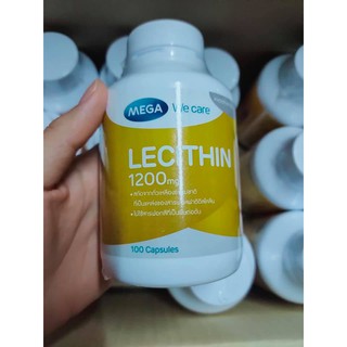 Lecithin 1200 mg สกัดจากถั่วเหลืองธรรมชาติ 100 capsules