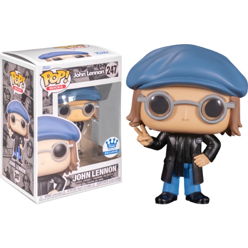 Funko Pop John Lennon Exclusive 247 Damage Box