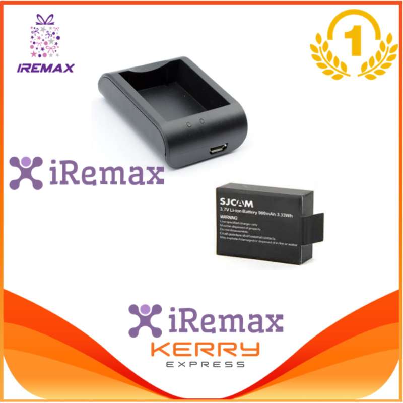 SJCAM Battery 900mAh + External Charger (Sj4000 , Sj5000)