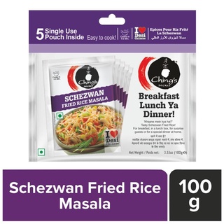 img ChingS Secret Secret Schezwan Fried Rice Masala 5 PACK X 20 g. ( COMBO PACK ).