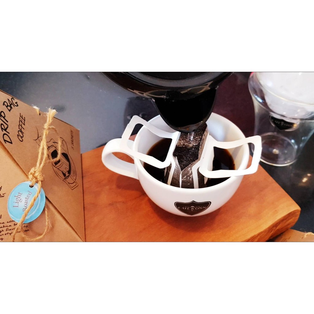 กาแฟดริป CAFE R’ONN อาราบิก้า100%คั่วอ่อน 10กรัม x5 ซอง(รวม50g.)กล่อง ราคา ถูกที่สุด ดีลบีเคเค แกลเลอรีภาพที่ 4