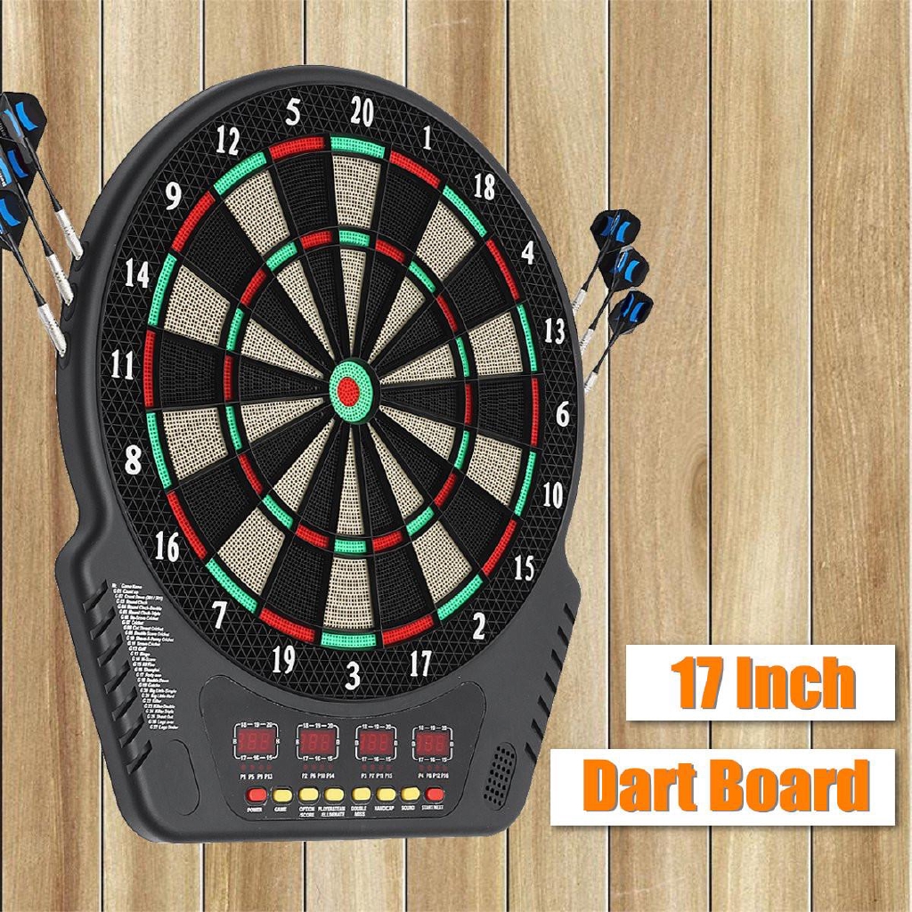Automatic Scoring 18 Games 18 Electronic Dart Board Set LED Scoring