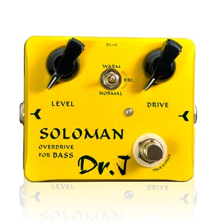 Joyo D52 SOLOMAN แป้นเหยียบเอฟเฟคกีตาร์เบส โอเวอร์ไดรฟ์ บายพาสทรูบายพาส ดีไซน์จากร็อค ไปโลหะ สําหรับเครื่องเล่นเบสสมัยใหม่ Soloing