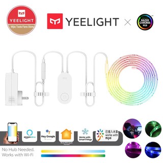 (Global Version)yeelight Aurora smart LightStrip 1S RGB แถบไฟ WiFi lamb 2M To 10M 16 Million 60 led รีโมตคอนโทรล พร้อมแอปพลิเคชัน สําหรับบ้าน