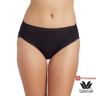 Wacoal Panty ทรง Bikini ขอบเรียบ สีดำ Black (1 ตัว) รุ่น WU1M01 WU1C34 WQ6M01 กางเกงใน กางเกงในผู้หญิง วาโก้ บิกินี่